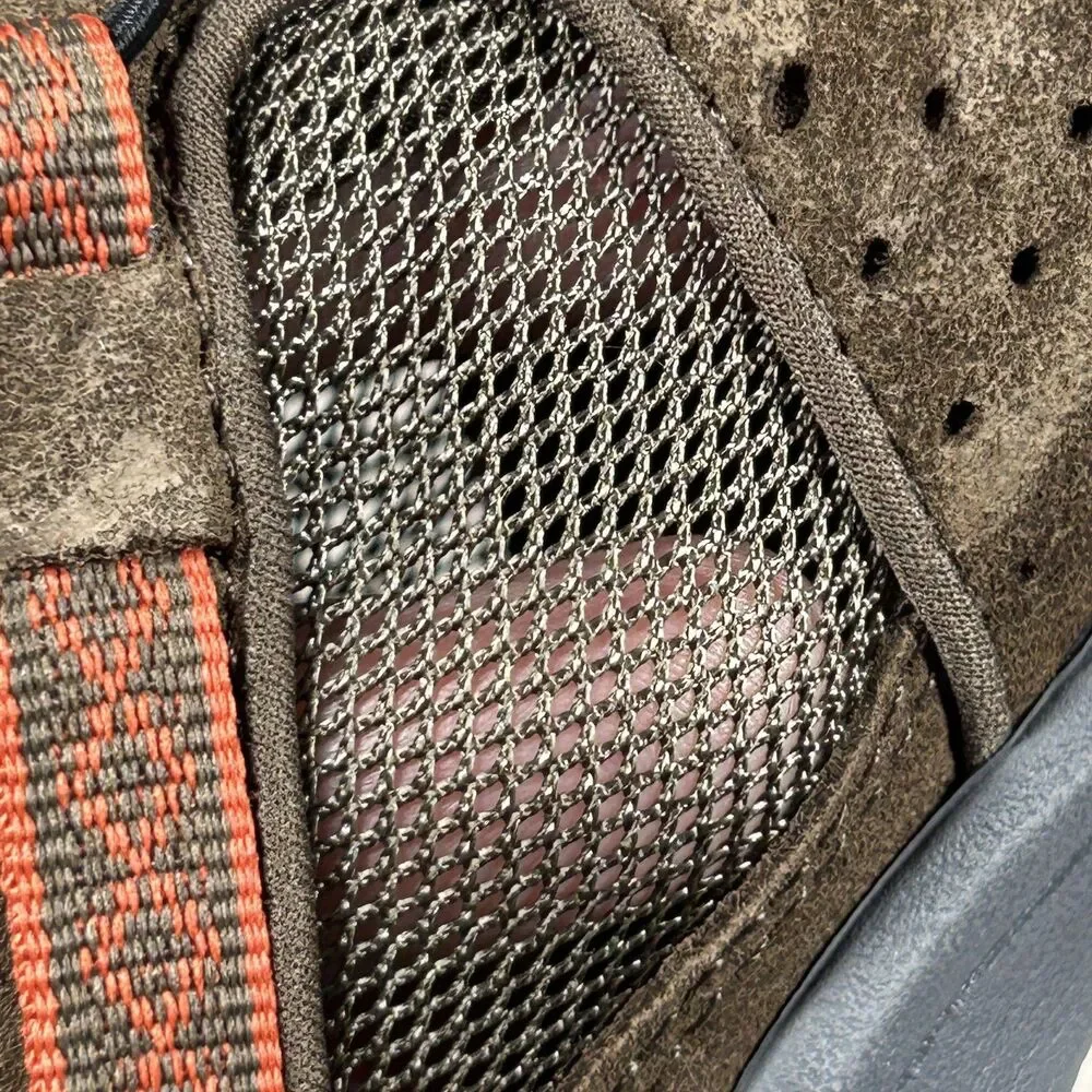 Lands End Shoes Kids Size 9 Trail Hiking Suede Mesh Outdoor Sneakers